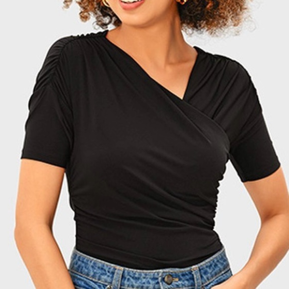 NEW! Express Body Contour Wrap Bodysuit